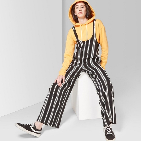 wild fable Pants - 4/$25 Striped Strappy Scoopneck Jumpsuit